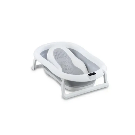Sulankstoma vonia Bath & Care su termometru ir gultuku, Grey