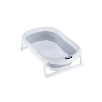 Sulankstoma vonia Bath & Care su termometru ir gultuku, Grey