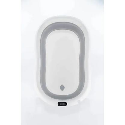Sulankstoma vonia Bath & Care su termometru ir gultuku, Grey