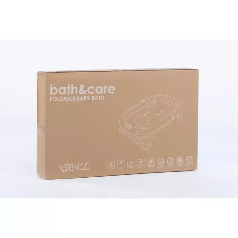 Sulankstoma vonia Bath & Care su termometru, Pink