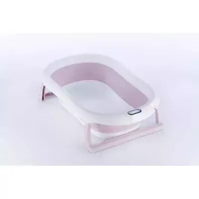 Sulankstoma vonia Bath & Care su termometru, Pink
