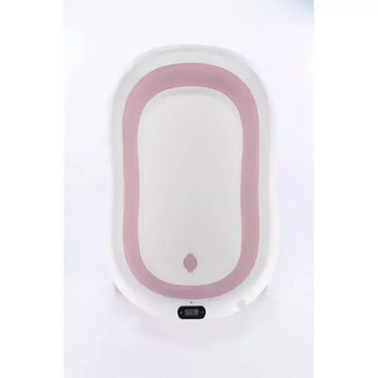 Sulankstoma vonia Bath & Care su termometru, Pink