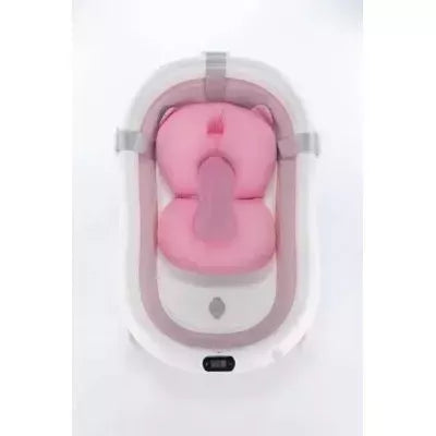 Sulankstoma vonia Bath & Care su termometru, Pink