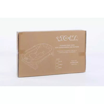 Sulankstoma vonia Bath & Care su termometru, Pink