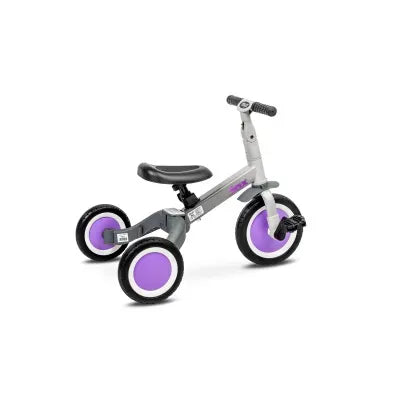 Dviratukas/triratukas Toyz FOX 4in1, grey/purple