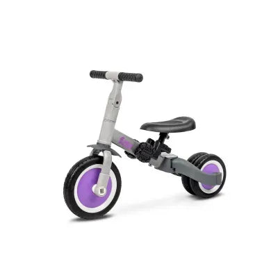 Dviratukas/triratukas Toyz FOX 4in1, grey/purple