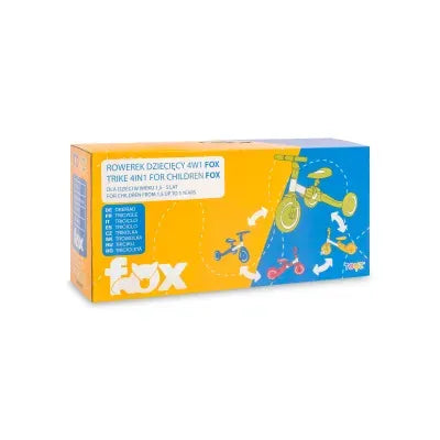 Dviratukas/triratukas Toyz FOX 4in1, grey/purple