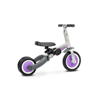 Dviratukas/triratukas Toyz FOX 4in1, grey/purple
