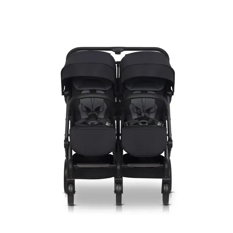 Vežimėlis dvynukams Easy go Echo, Ebony black