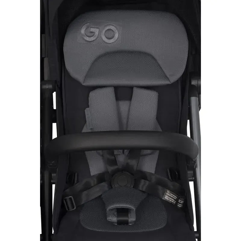 Vežimėlis dvynukams Easy go Echo, Ebony black
